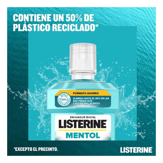 Listerine Enjuague Bucal Mentol 500ml
