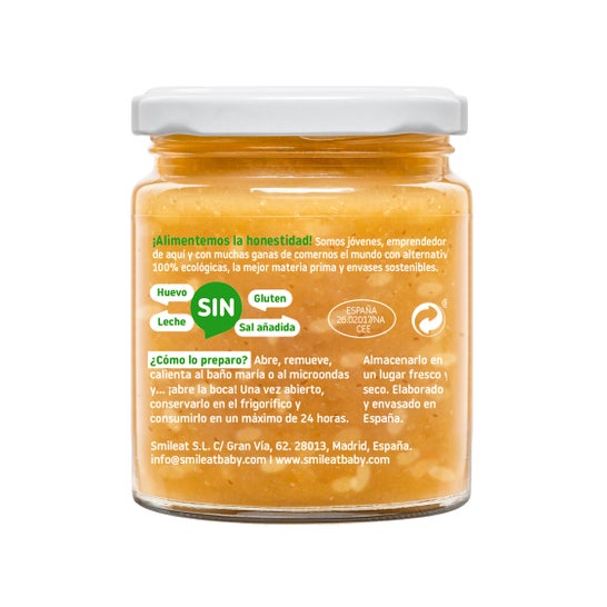 Smileat Tarrito Ecológico CA-CHI-TOS de Arroz Pavo Verduras 230 g