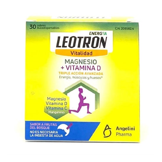 Leotron Magnesio +Vit D 30 Sobres