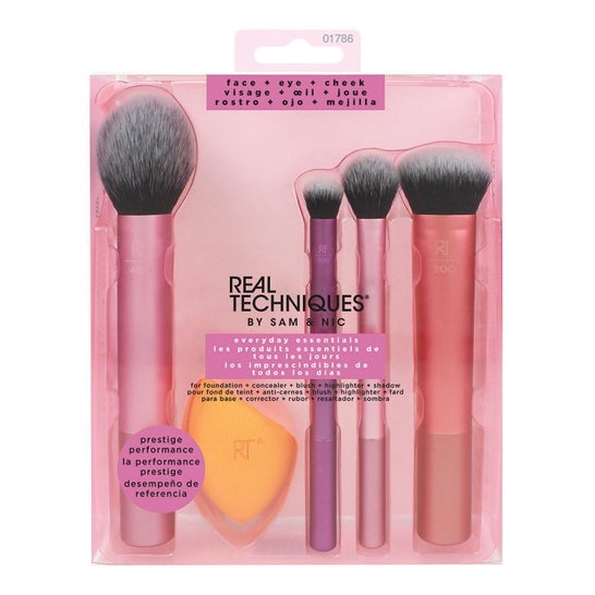 Real Techniques Makeup Must Haves Makeup Brush Kit