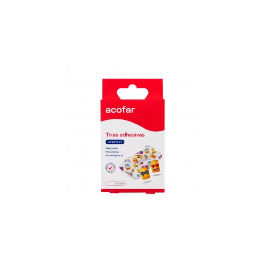 Acofar Tiras Infantiles Emoji 16 U