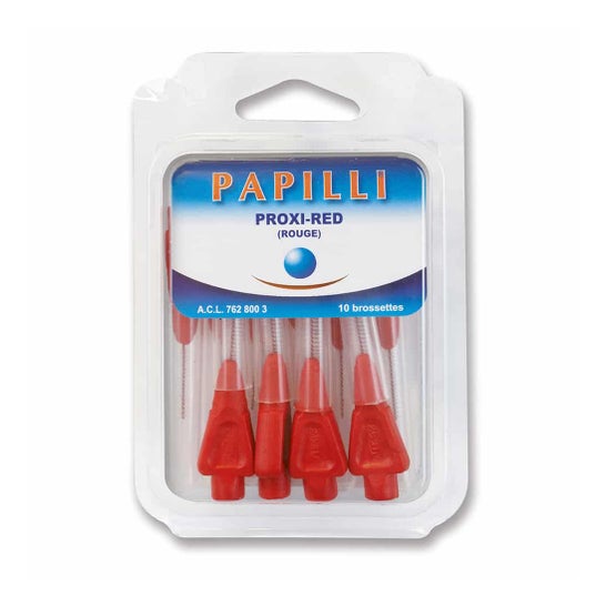Papilli Proxi-Red Cepillos Interdentales 10uds