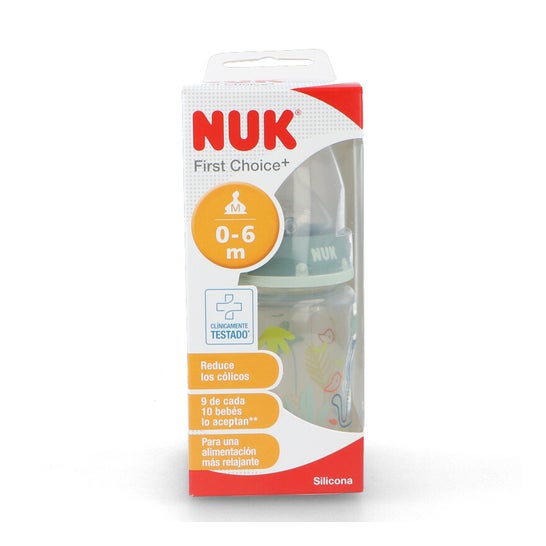 Nuk Jungle Silikonflasche 0-6M 150ml