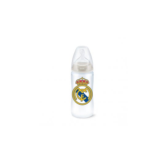 Nuk Bottle 300ml Fc Silicone Free Bpa 6-18 Months Real Madrid