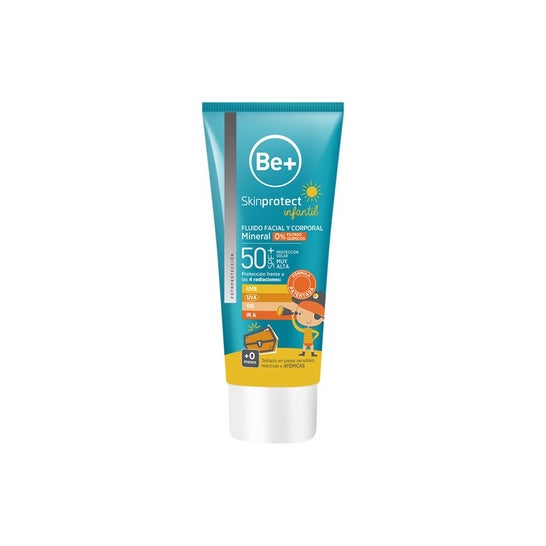 Be+Skin Protect Infantil Pieles Atopicas Fluido Mineral SPF50+ 100ml