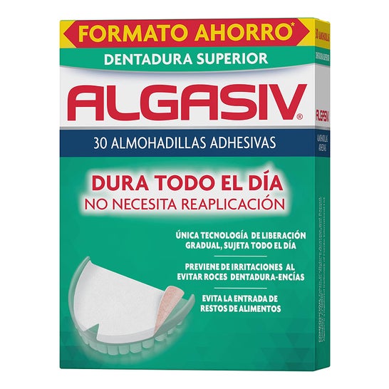 Algasiv Almohadillas Adhesivas Prótesis Dental Superior 30uds