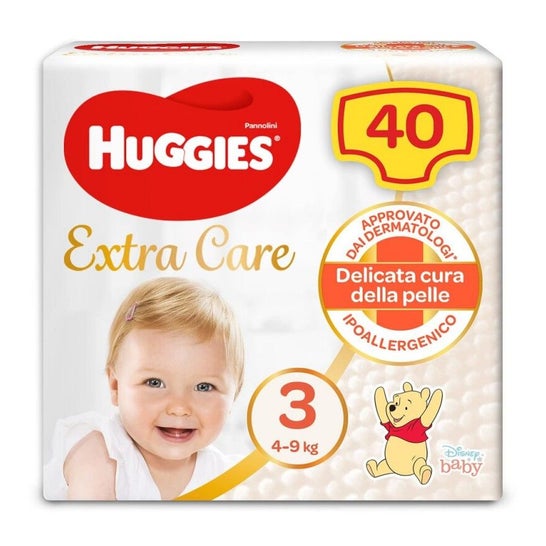 Huggies Extra Care Pañales 3 40uds