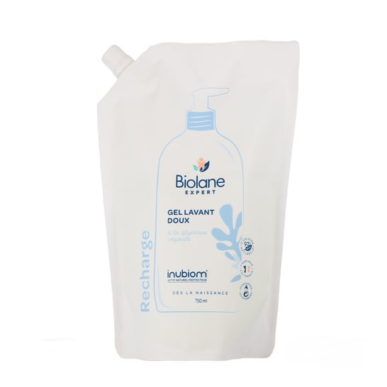 Biolane Expert Gel Limpiador Suave Cuerpo y Cabello Recarga 750 ml