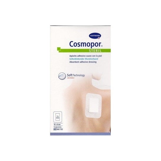 Cosmopor Steril 15x8cm 5uds