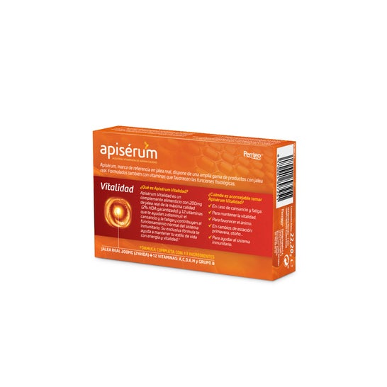Apisérum Vitalidad 30caps