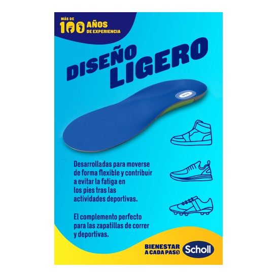 Scholl Gel Activ Sport Hombre 1par
