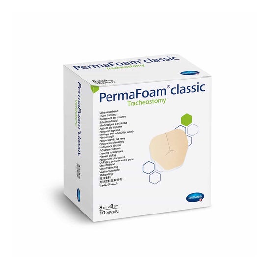 Permafoam Classic Medicazione in Schiuma 8x8cm 10 Unità