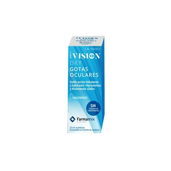 Gocce per gli occhi Ivision Dry Eye Drops 10 Ml Gocce per gli occhi Ivision Dry Eye Drops 10 Ml