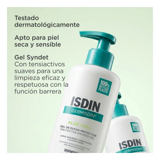 Isdin Germisdin Aloe Vera Bath Gel Soap Free 500ml