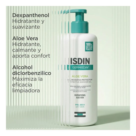 Isdin Germisdin Aloe Vera Bath Gel Soap Free 500ml