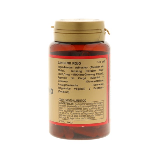 Obire Ginseng Rojo 500 mg 90 caps