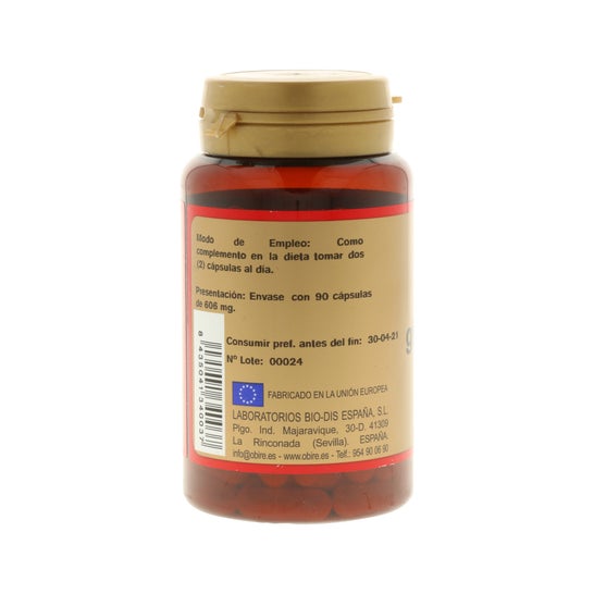 Obire Ginseng Rojo 500 mg 90 caps