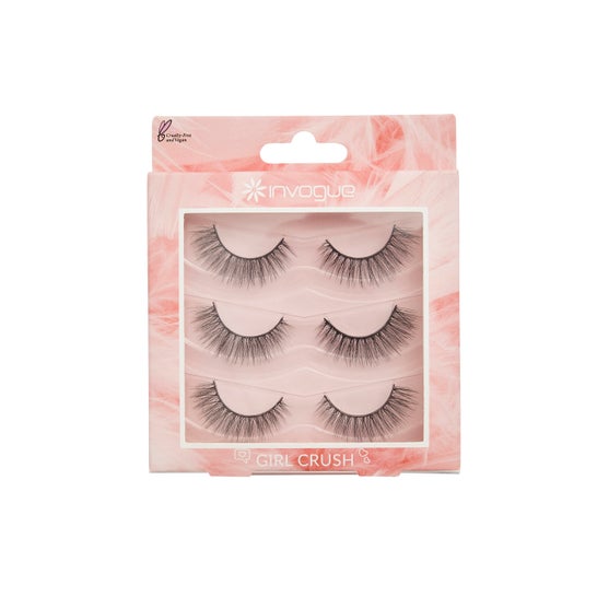 Invogue Pestañas Postizas Lash Vault Girl Crush Pack 3 Pares