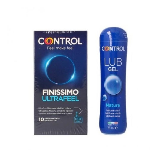 Control Pack Ultrafeel 10 Unità + Gel lubrificante Nature 50ml