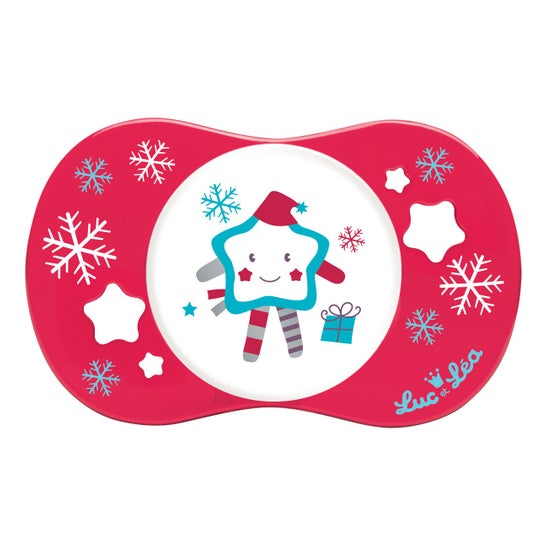 Luc et Lea Pacifier Phys Noel +18M 1szt