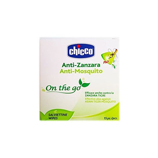 Chicco On The Go Toallitas Antimosquitos 15uds