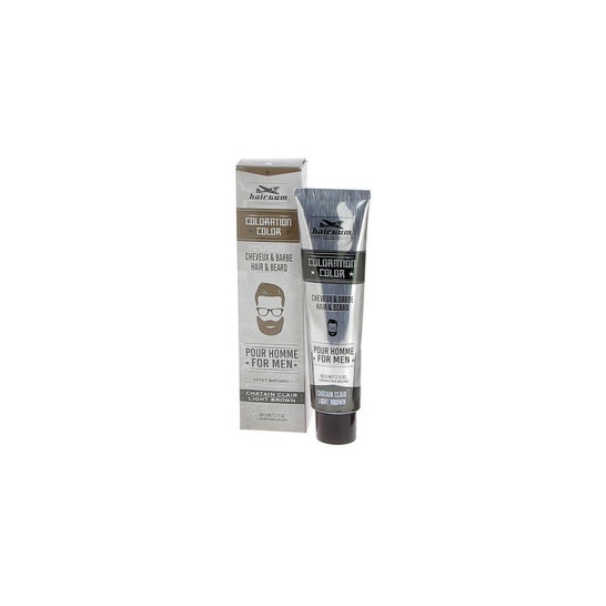 Hairgum Coloración Barba y Cabello 5.1 Castaño Claro 60 g