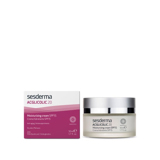 Sesderma Acglicolic 20 moisturising cream SPF15+ 50ml