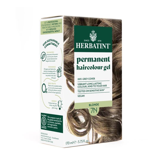 Herbatint Coloração Permanente N7 Louro 170ml Herbatint Coloração Permanente N7 Louro 170ml