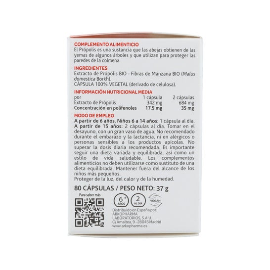 Arkopharma Arkocaps Própolis Bio 80 caps