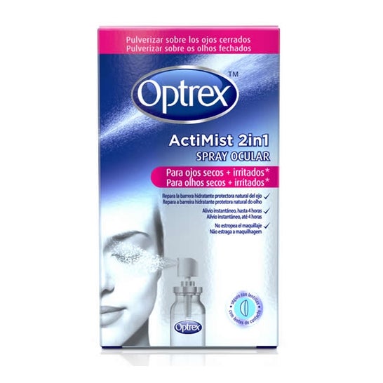 Optrex Actimist 2en1 spray ocular ojos secos e irritados 10ml