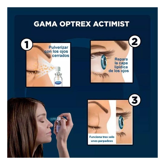 Optrex Actimist 2w1 spray do oczu suche i podrażnione oczy 10 ml Optrex Actimist 2w1 spray do oczu suche i podrażnione oczy 10 ml