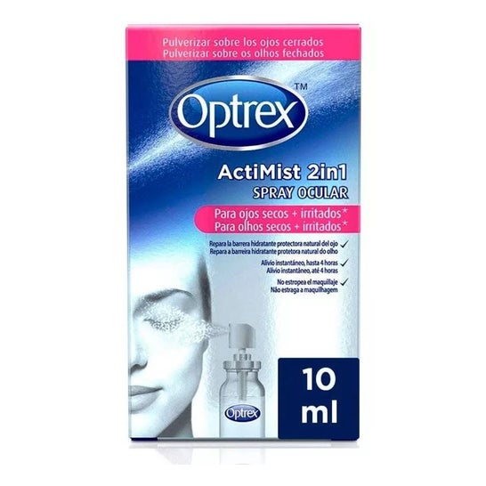 Optrex Actimist 2w1 spray do oczu suche i podrażnione oczy 10 ml Optrex Actimist 2w1 spray do oczu suche i podrażnione oczy 10 ml