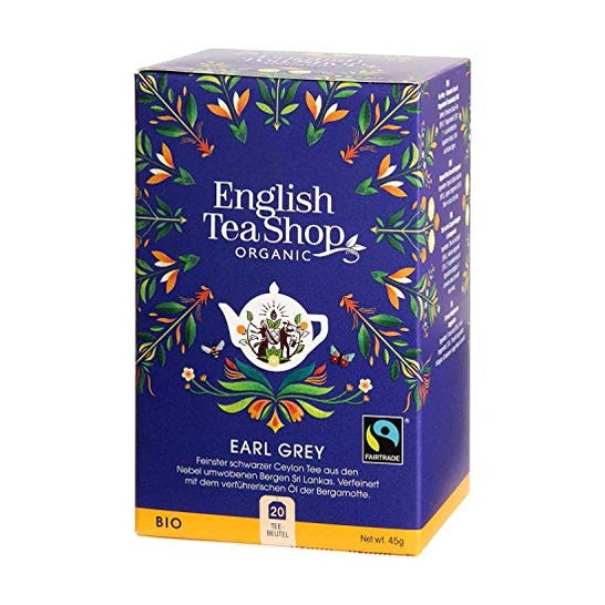 English Tea Shop Té Earl Grey Infusiones Bio 20 Sobres
