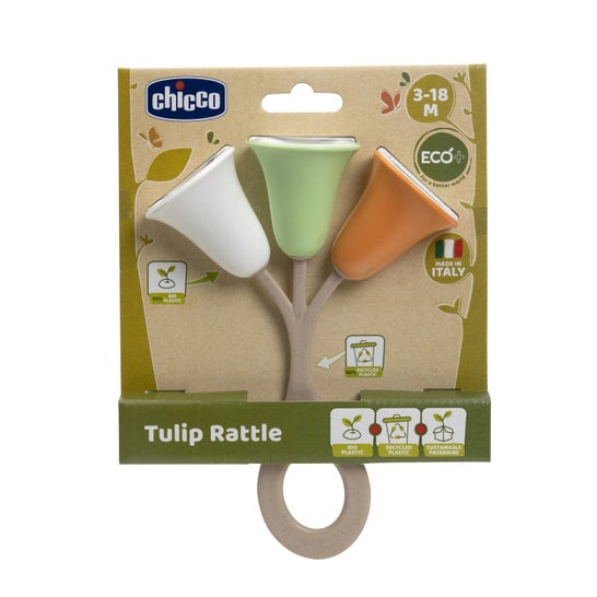 Chicco Juguete Sonajero Tulipan 3-18M Verde 1ud