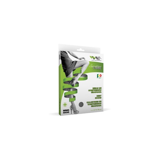 W.W.O. 6501 Calcetín Descanso Ag Natural Talla XL 1 Par