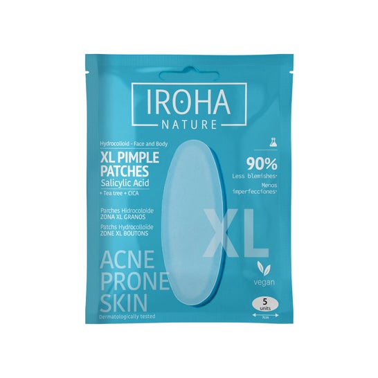 Iroha Nature Acne Prone Skin Parches Hidrocoloide XL 5 uds