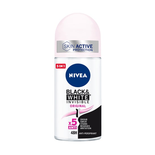 Nivea Black & White Invisible Roll-On Desodorante 50 ml