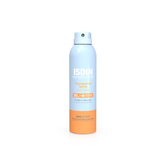 Fotoprotector ISDIN® Wet Skin Transparent Spray LSF30+ 250ml
