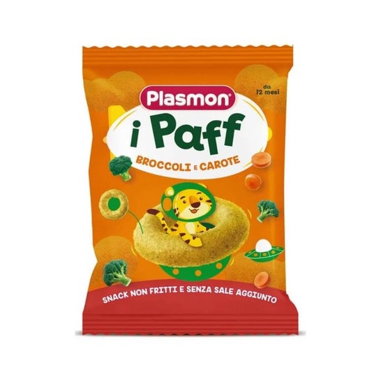 Plasmon Paff Snack Carote Broccoli 12M 15g