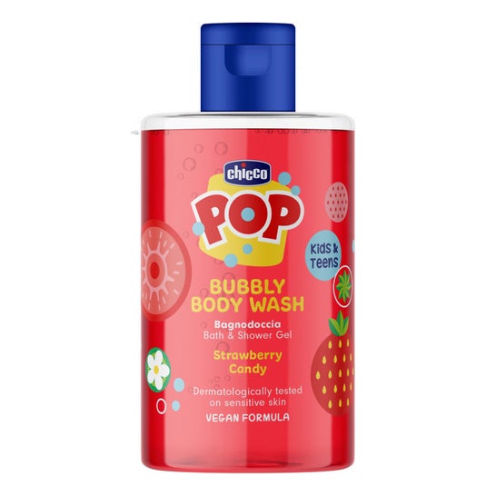 Chicco Pop Kids & Teens Gel de Baño Fresa 300ml