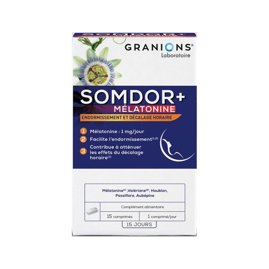 Granions Somdor+ Mélatonine 15 comprimidos