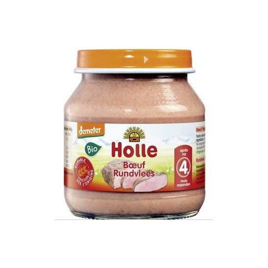 Holle Potito 100% Carne Beef +4M 125g