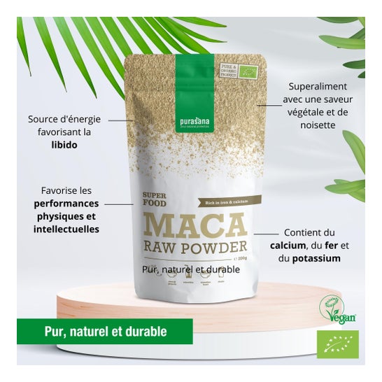 Purasana Maca en Polvo Bio 200g