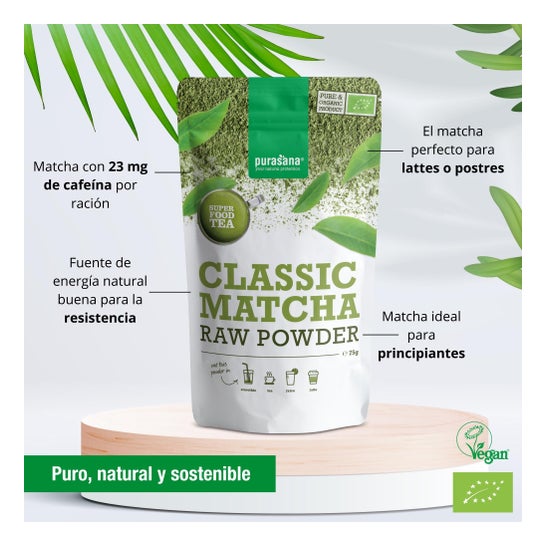 Purasana Matcha Polvo Classic Bio 75g