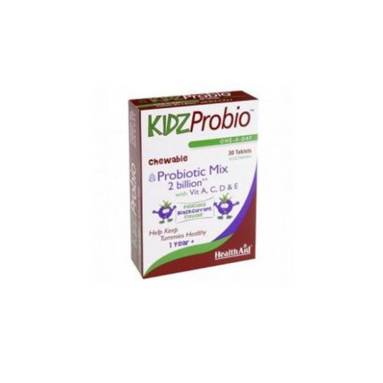 Aiuto alla salute Kidzprobio 2 miliardi + Vitamine 30 Masticabili