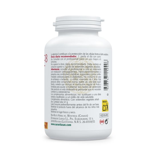 Sura Vitasan Vitamina E8 400Ui 60 Perlas