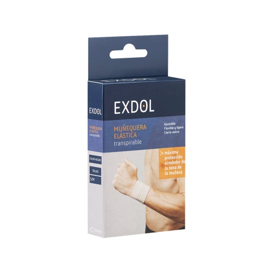 Exdol Nosa elastische ademende polsband beige TL / XL 1ud