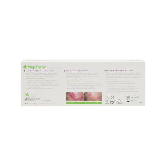 Mepiform Silicone Scar Reduction Sheet 4x30cm 5 pcs