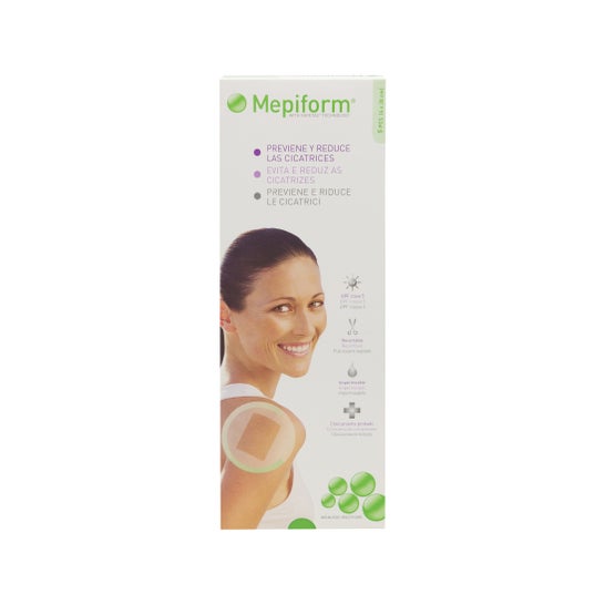 Mepiform riduttore di cicatrici silicone foglio 4x30cm 5 pz