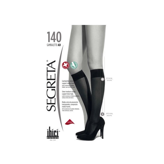Sigvaris Segr Ibici140 Socks Women Black T2 1 Pair